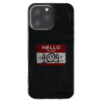 Picasee husă transparentă din silicon pentru Apple iPhone 16 Pro Max - HELLO 404