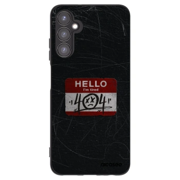 Picasee husă neagră din silicon pentru Samsung Galaxy A05s A057G - HELLO 404