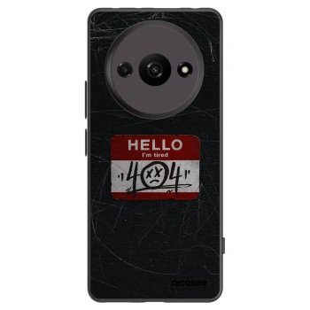 Picasee husă neagră din silicon pentru Xiaomi Redmi A3 - HELLO 404