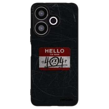 Picasee husă neagră din silicon pentru Xiaomi Redmi 13 4G - HELLO 404