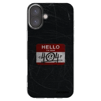 Picasee husă transparentă din silicon pentru Apple iPhone 16 Plus - HELLO 404