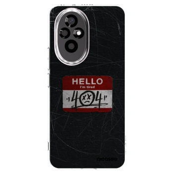 Picasee husă transparentă din silicon pentru Honor 200 5G - HELLO 404