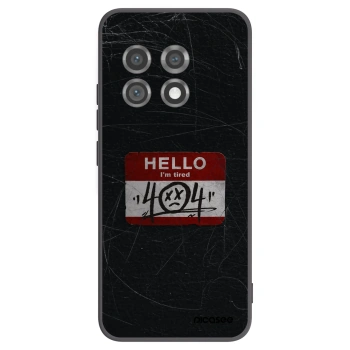 Picasee husă neagră din silicon pentru OnePlus 11 5G - HELLO 404