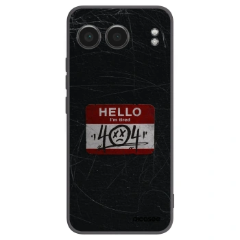 Picasee husă neagră din silicon pentru OnePlus Nord 4 - HELLO 404
