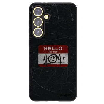 Picasee husă neagră din silicon pentru Samsung Galaxy S24 FE S721B - HELLO 404