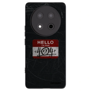 Picasee husă neagră din silicon pentru Honor Magic7 Lite 5G - HELLO 404