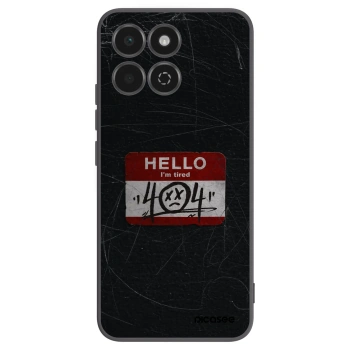 Picasee husă neagră din silicon pentru Honor 200 Smart 5G - HELLO 404