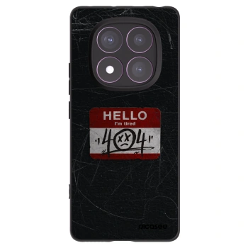 Picasee husă neagră din silicon pentru Xiaomi Redmi Note 14 Pro 4G - HELLO 404