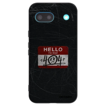 Picasee husă neagră din silicon pentru Google Pixel 8a - HELLO 404