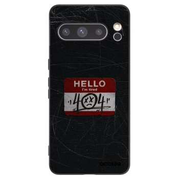 Picasee husă neagră din silicon pentru Google Pixel 8 Pro - HELLO 404