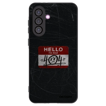 Picasee husă neagră din silicon pentru Samsung Galaxy A56 5G A566B - HELLO 404
