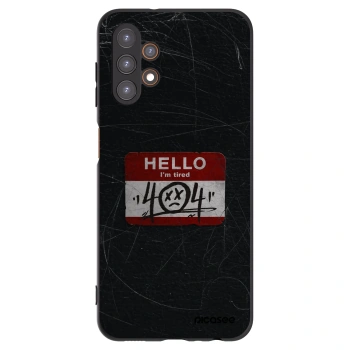 Picasee husă neagră din silicon pentru Samsung Galaxy A13 5G - HELLO 404