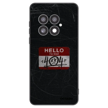 Picasee husă neagră din silicon pentru OnePlus 13 5G - HELLO 404