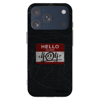 Picasee husă transparentă din silicon pentru Apple iPhone 17 Pro - HELLO 404