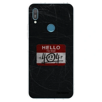 Picasee husă transparentă din silicon pentru Huawei Y6 2019 - HELLO 404