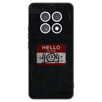 Picasee husă neagră din silicon pentru Xiaomi Redmi Note 15 - HELLO 404