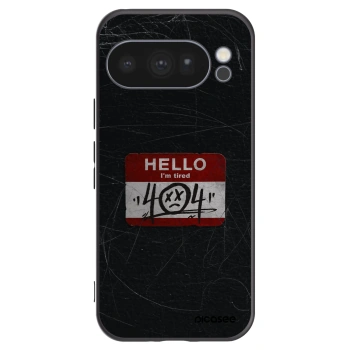 Picasee husă neagră din silicon pentru Google Pixel 10 Pro - HELLO 404