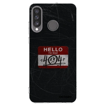 Picasee husă transparentă din silicon pentru Huawei P30 Lite - HELLO 404