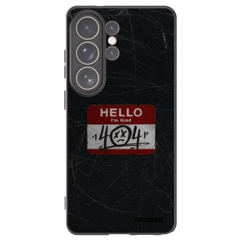 Picasee husă neagră din silicon pentru Samsung Galaxy S26 Ultra - HELLO 404