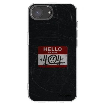 Picasee husă transparentă din silicon pentru Apple iPhone 17e - HELLO 404