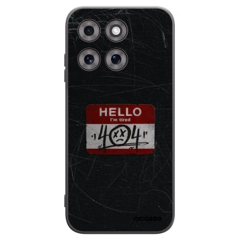 Picasee husă neagră din silicon pentru Motorola Moto G77 - HELLO 404