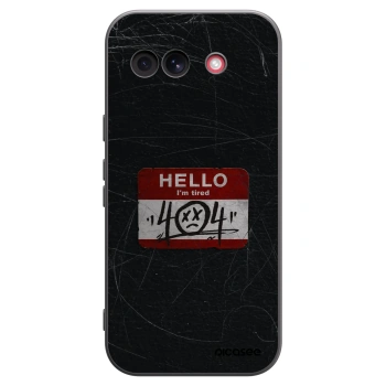 Picasee husă neagră din silicon pentru Google Pixel 10a - HELLO 404