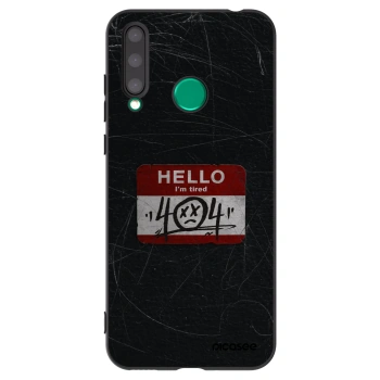 Picasee husă neagră din silicon pentru Honor 20 Lite - HELLO 404