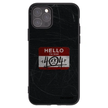 Picasee husă neagră din silicon pentru Apple iPhone 11 Pro - HELLO 404