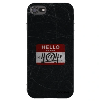 Picasee husă transparentă din silicon pentru Apple iPhone 8 - HELLO 404