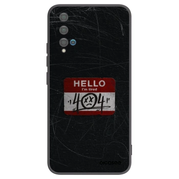 Picasee husă neagră din silicon pentru Huawei Nova 5T - HELLO 404