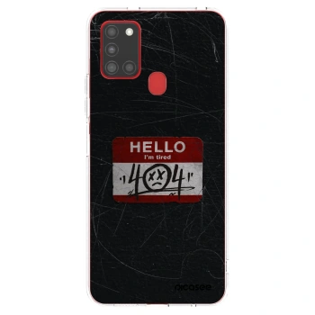 Picasee husă transparentă din silicon pentru Samsung Galaxy A21s - HELLO 404