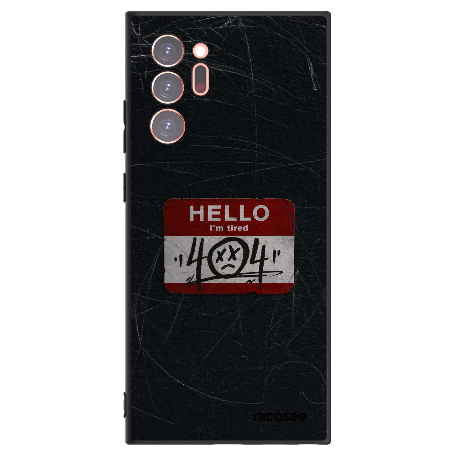 Picasee husă neagră din silicon pentru Samsung Galaxy Note 20 Ultra - HELLO 404