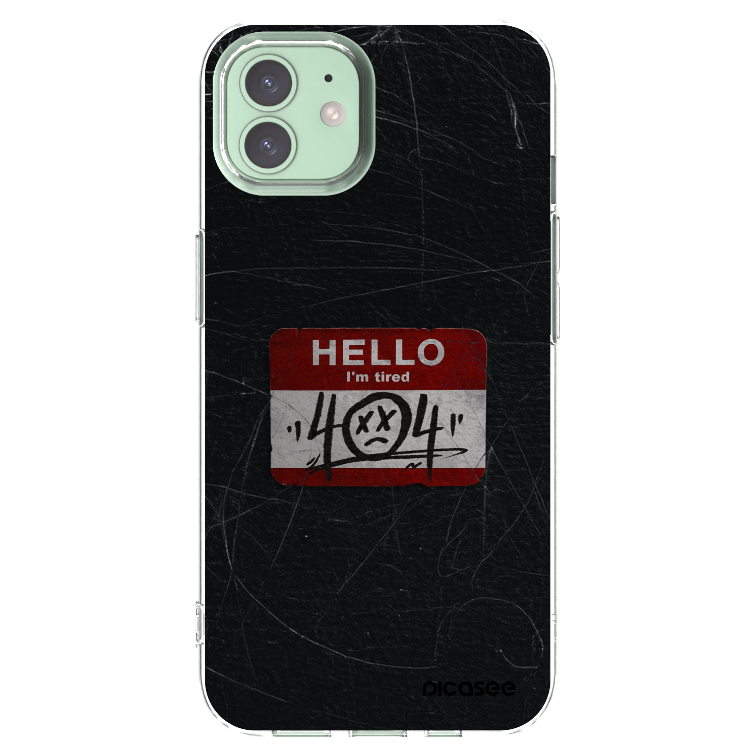 Picasee husă transparentă din silicon pentru Apple iPhone 12 Pro - HELLO 404
