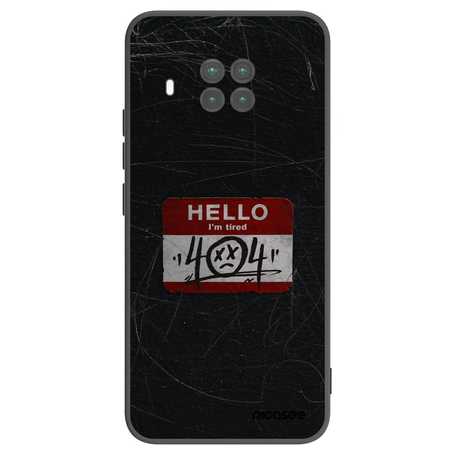 Picasee husă neagră din silicon pentru Xiaomi Mi 10T Lite - HELLO 404