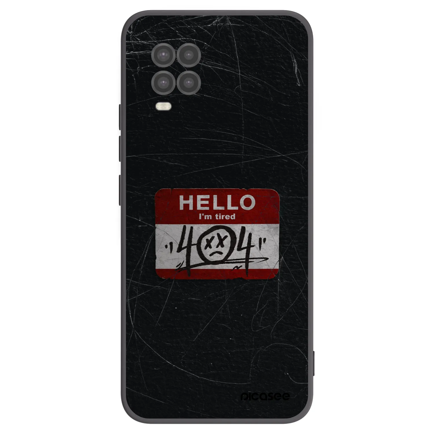 Picasee husă neagră din silicon pentru Xiaomi Mi 10 Lite - HELLO 404