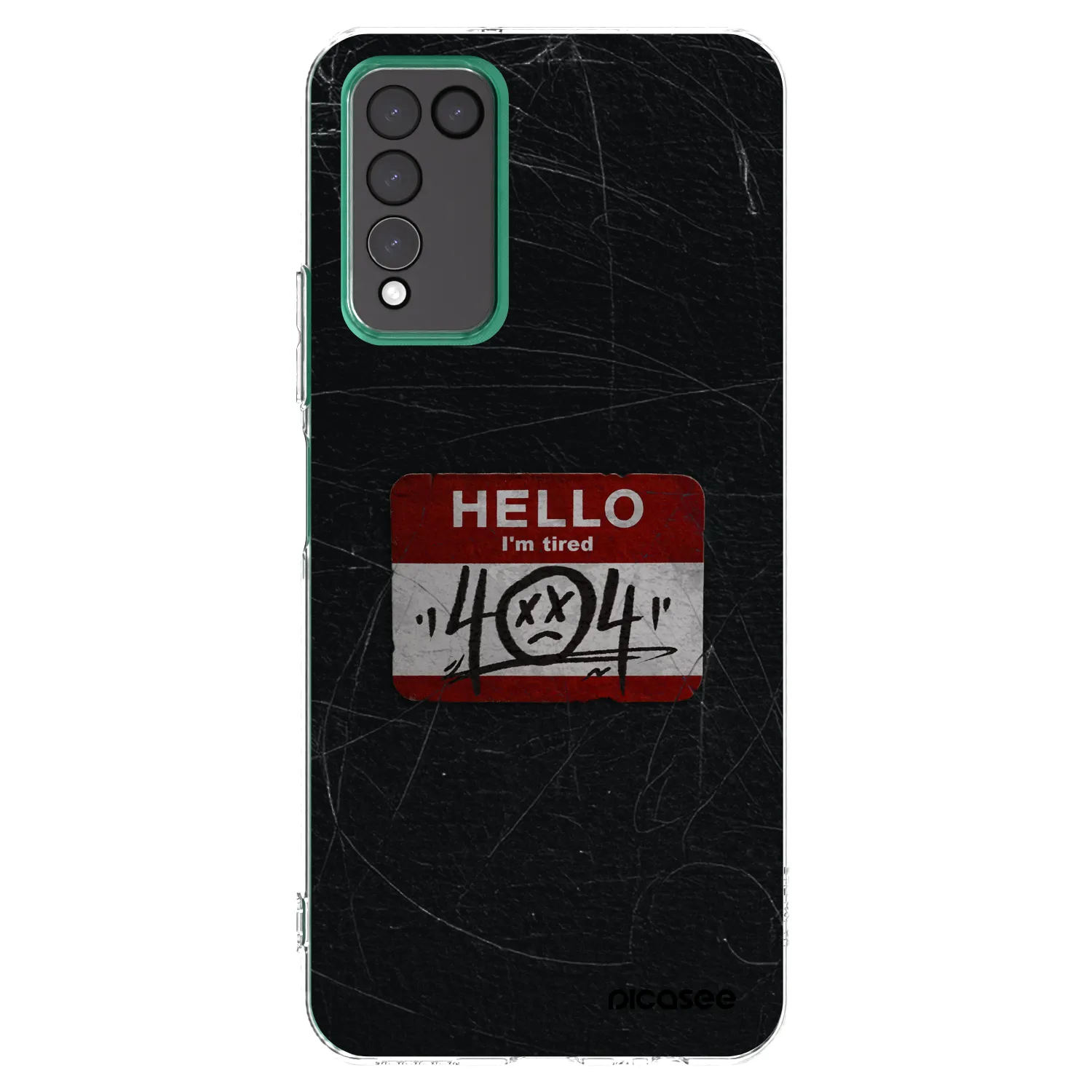 Picasee husă transparentă din silicon pentru Honor 10X Lite - HELLO 404
