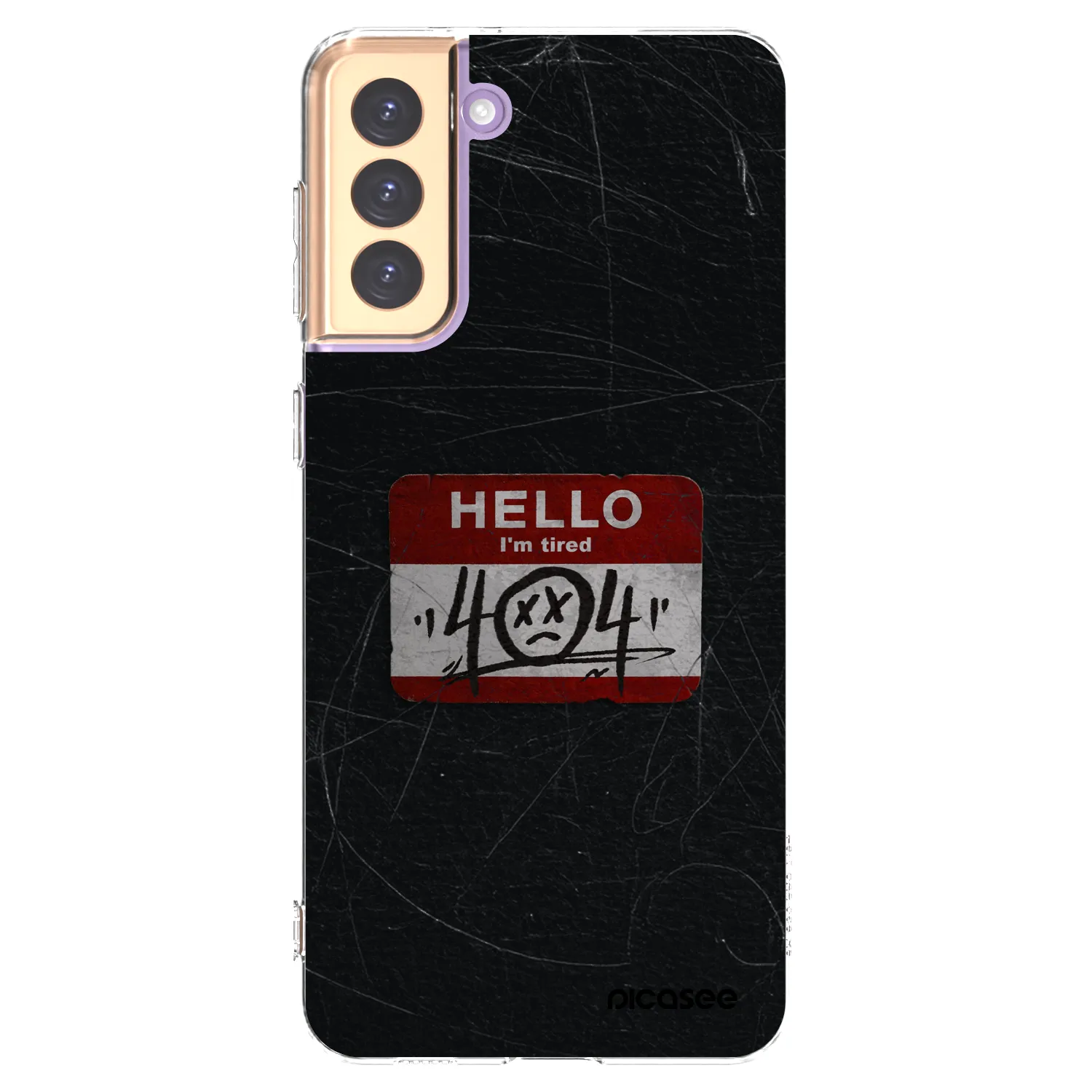 Picasee husă transparentă din silicon pentru Samsung Galaxy S21+ 5G G996F - HELLO 404