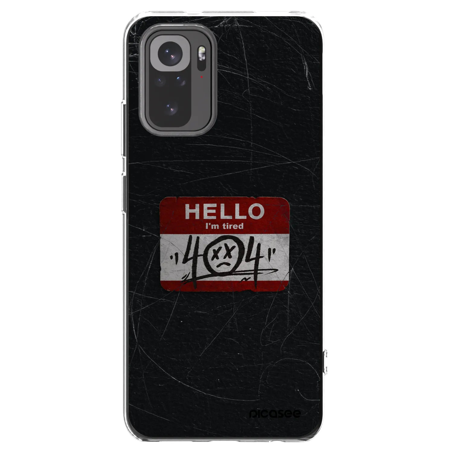 Picasee husă transparentă din silicon pentru Xiaomi Redmi Note 10 - HELLO 404