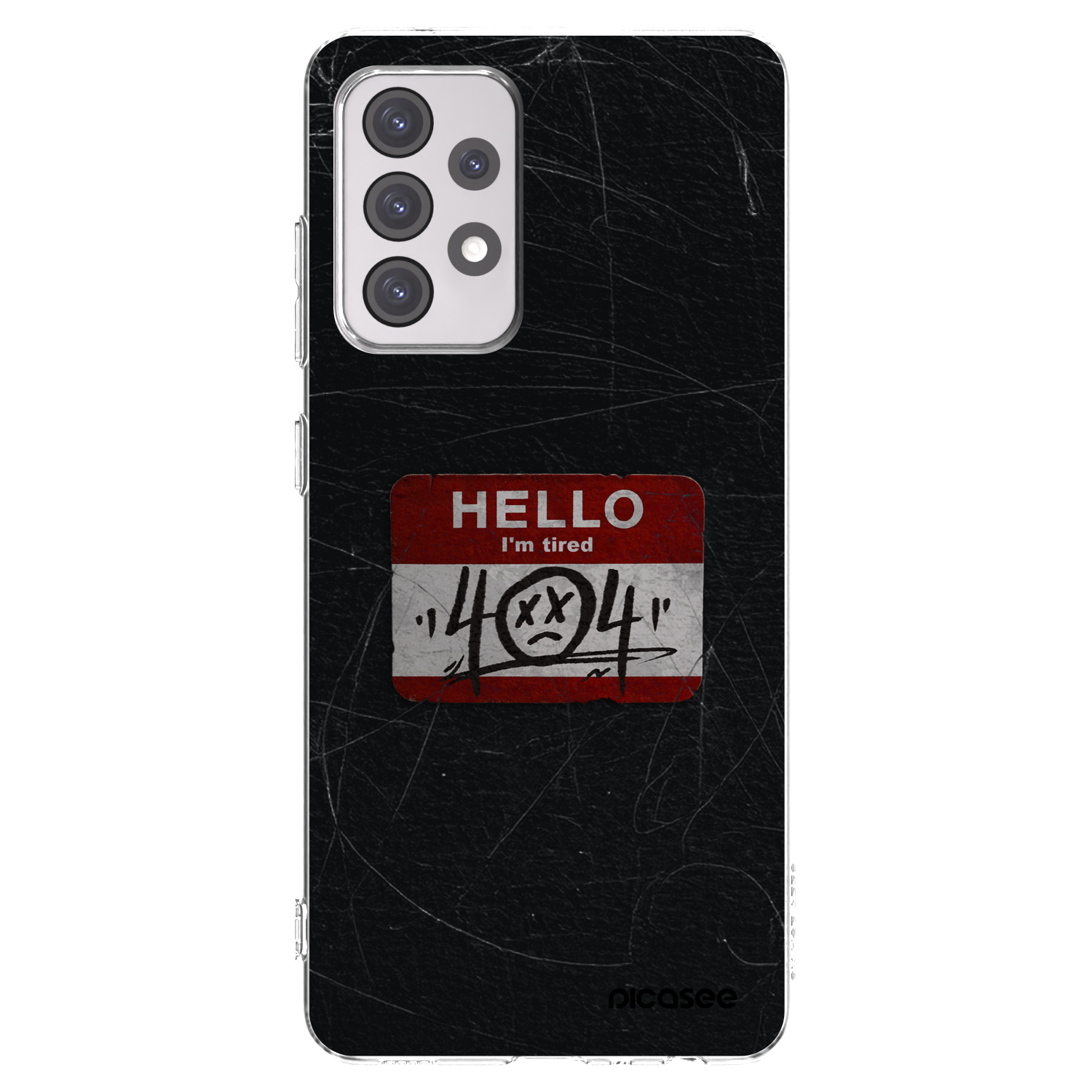 Picasee husă transparentă din silicon pentru Samsung Galaxy A52 5G A525F - HELLO 404