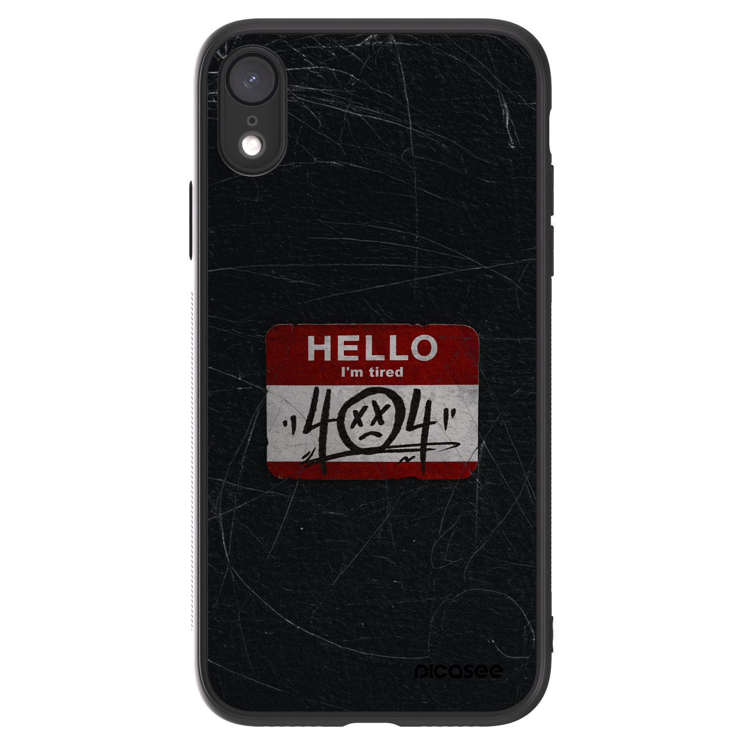 Picasee ULTIMATE CASE pentru Apple iPhone XR - HELLO 404