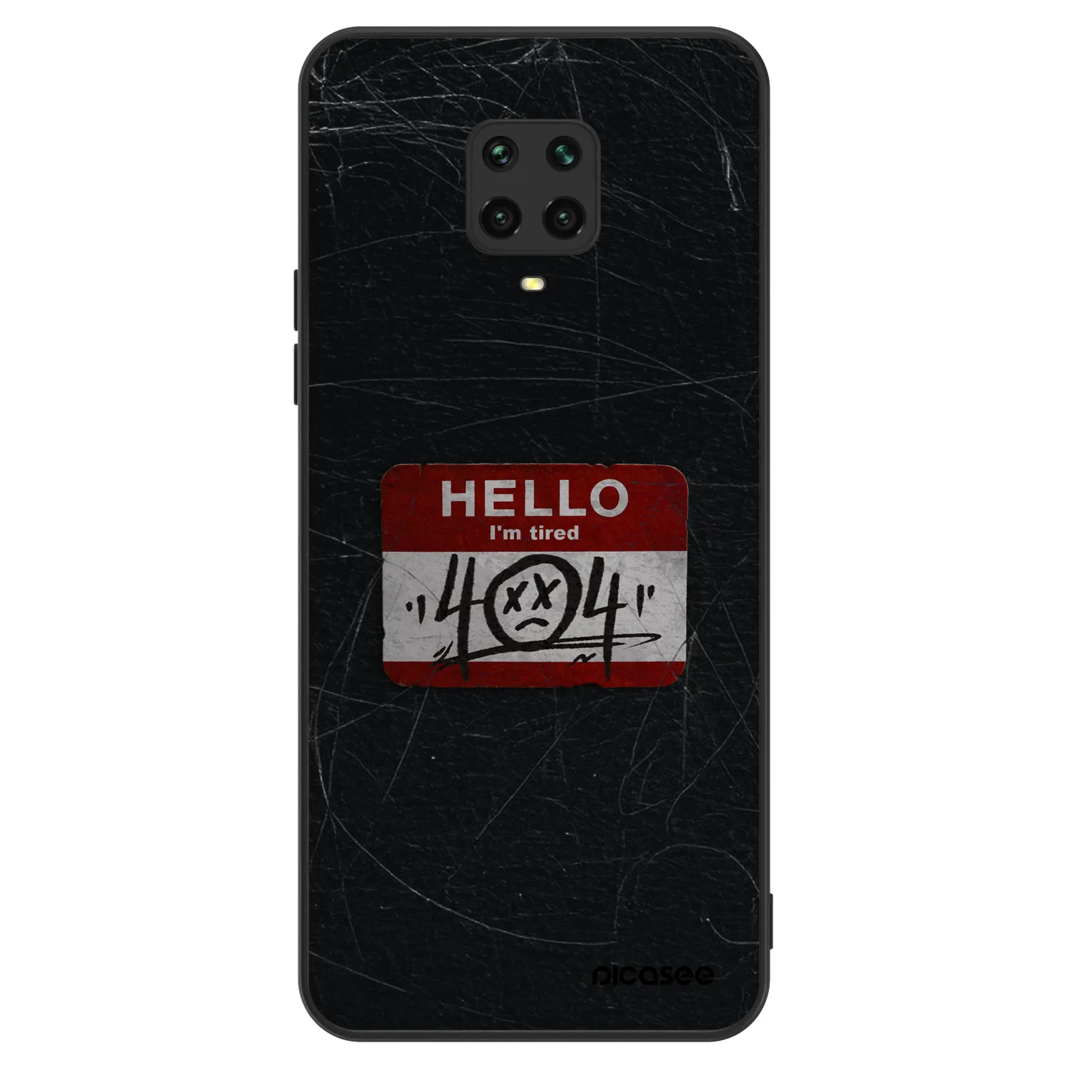 Picasee ULTIMATE CASE pentru Xiaomi Redmi Note 9 Pro - HELLO 404