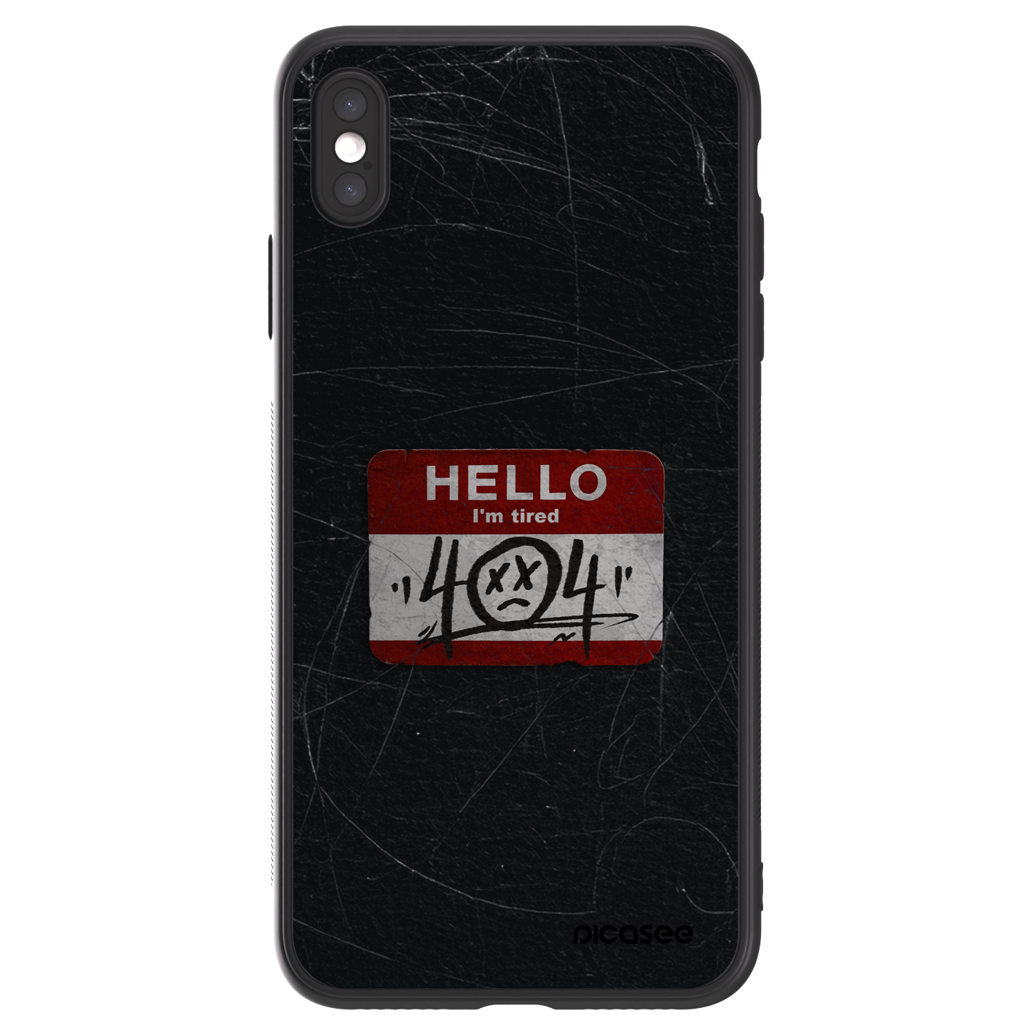 Picasee ULTIMATE CASE pentru Apple iPhone XS Max - HELLO 404