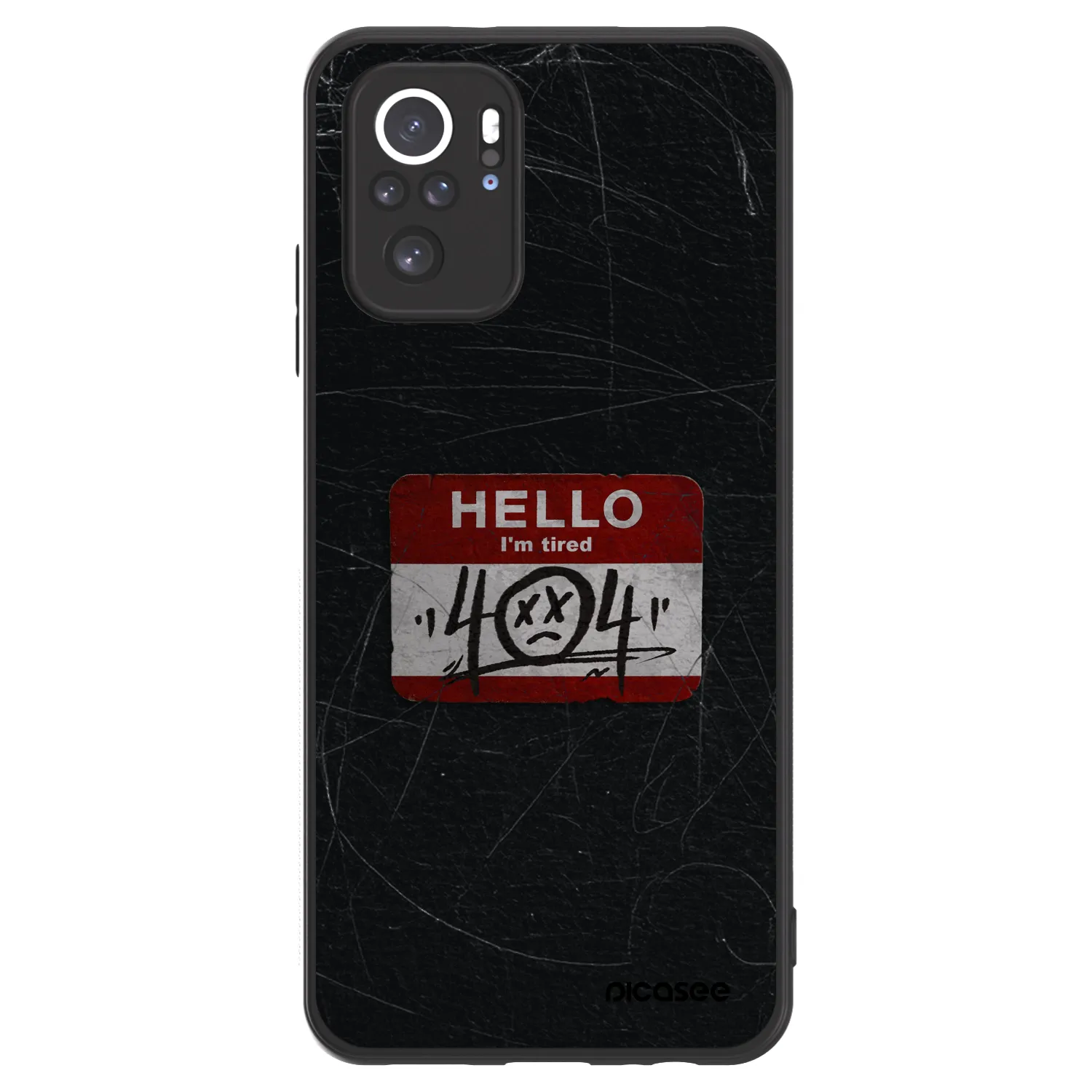 Picasee ULTIMATE CASE pentru Xiaomi Redmi Note 10 - HELLO 404