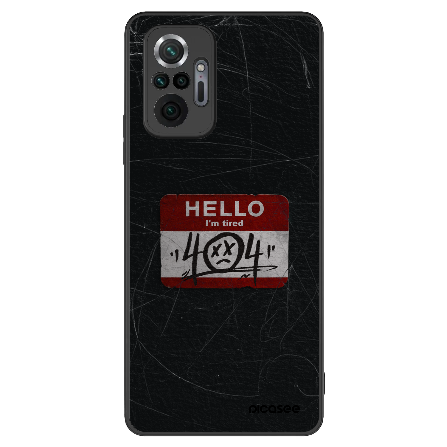 Picasee ULTIMATE CASE pentru Xiaomi Redmi Note 10 Pro - HELLO 404