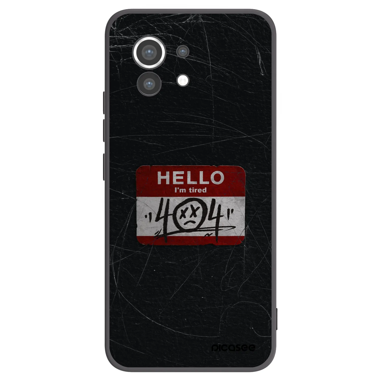 Picasee husă neagră din silicon pentru Xiaomi Mi 11 - HELLO 404