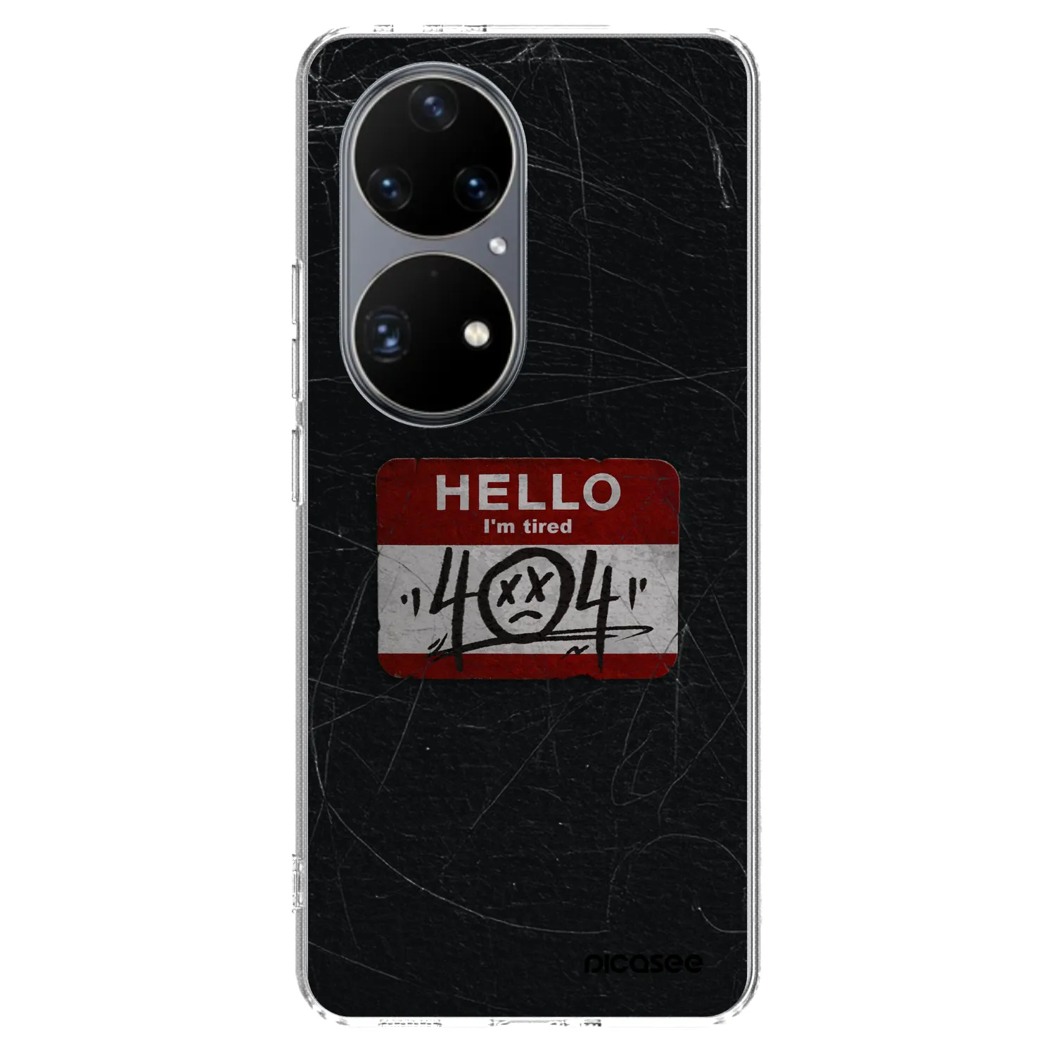 Picasee husă transparentă din silicon pentru Huawei P50 - HELLO 404