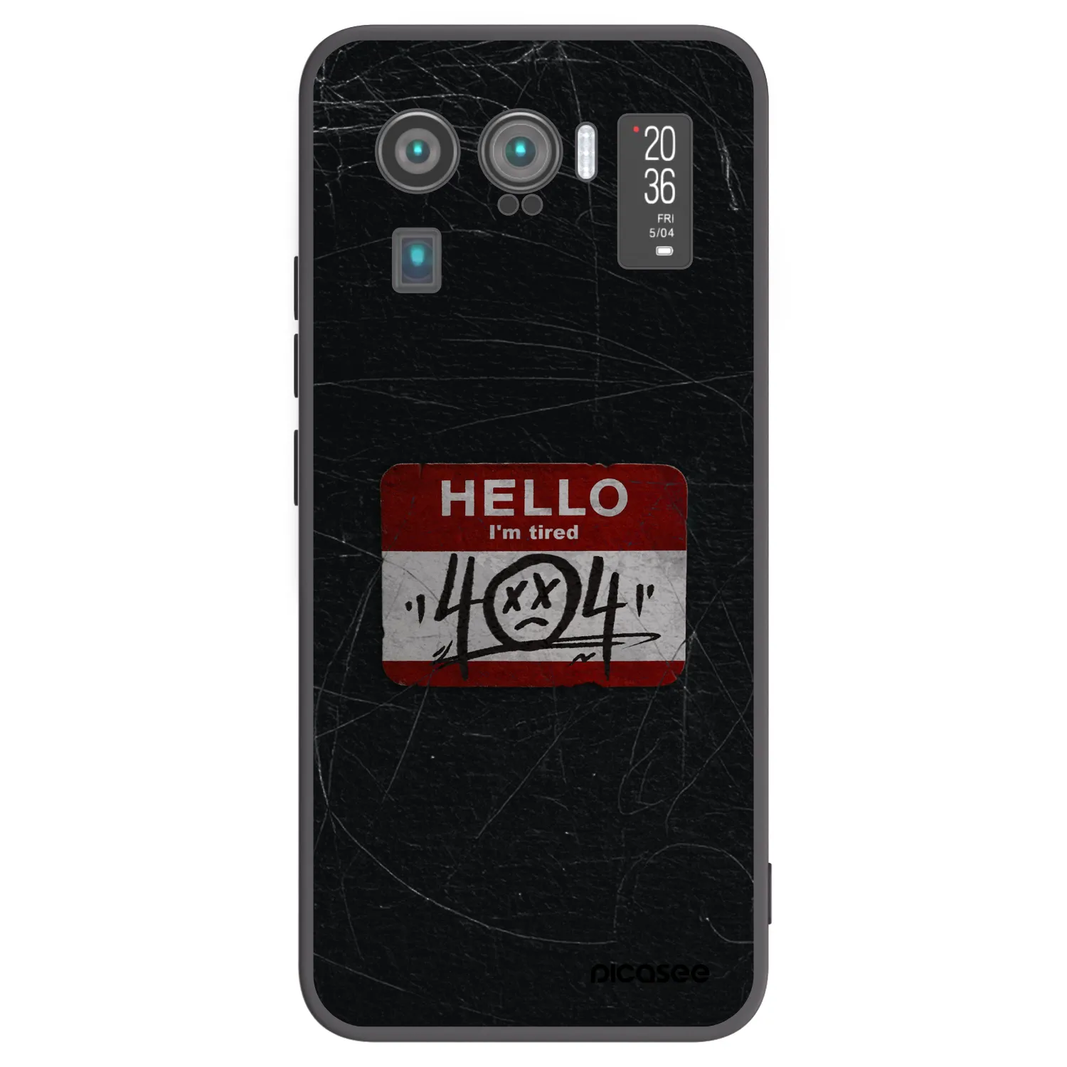 Picasee husă neagră din silicon pentru Xiaomi Mi 11 Ultra - HELLO 404