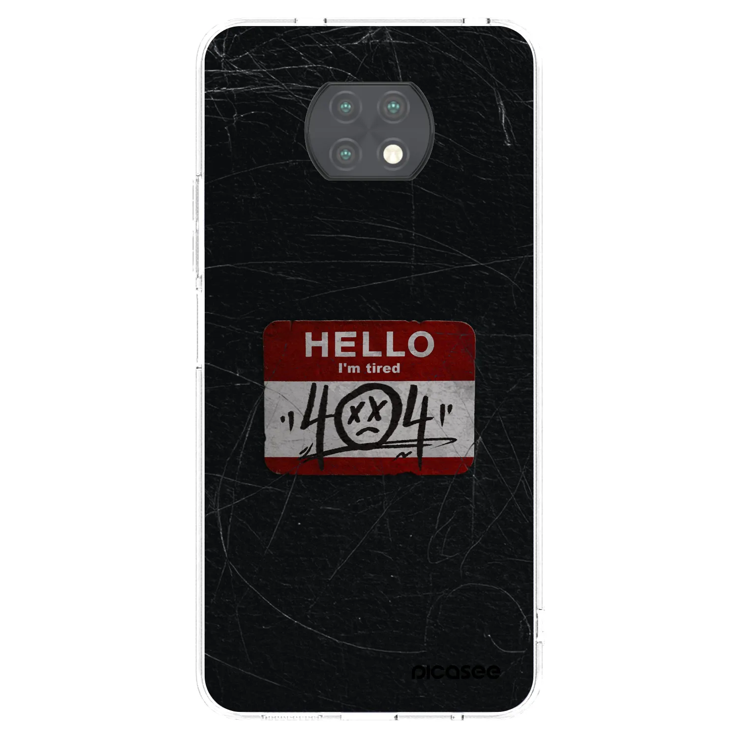 Picasee husă transparentă din silicon pentru Xiaomi Redmi Note 9T - HELLO 404