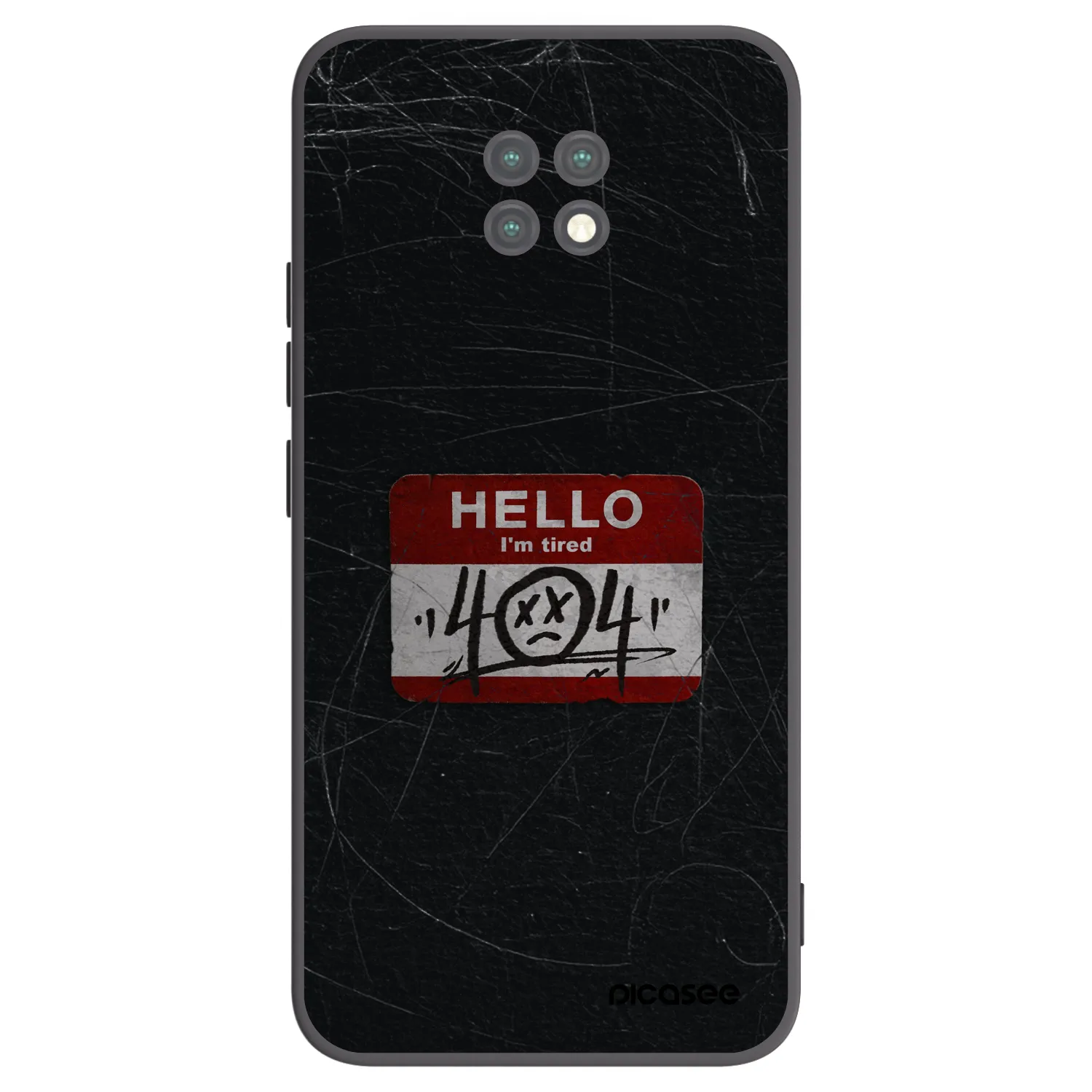 Picasee husă neagră din silicon pentru Xiaomi Redmi Note 9T - HELLO 404