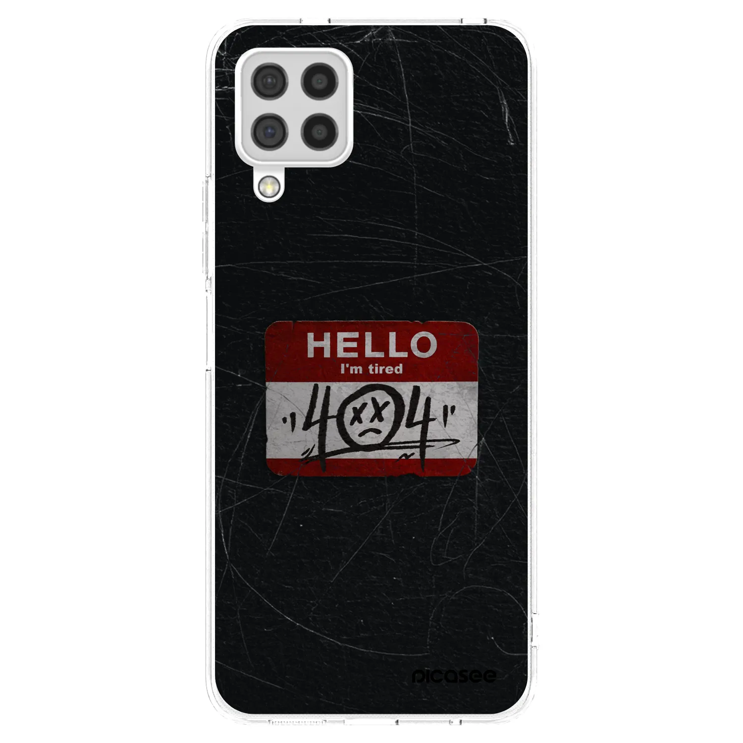 Picasee husă transparentă din silicon pentru Samsung Galaxy A22 A225F 4G - HELLO 404